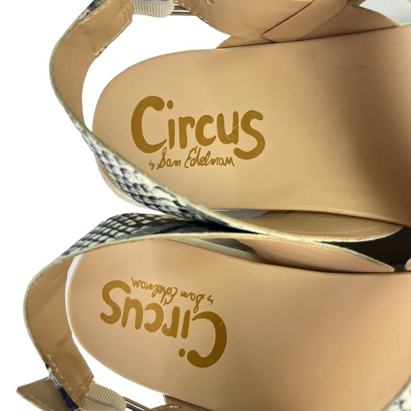 Circus by Sam Edelman Nadine Sandals Snake Print Womens US 9 - Picture 7 of 11